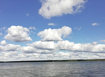Wolken und See - Ihre Sterbeamme